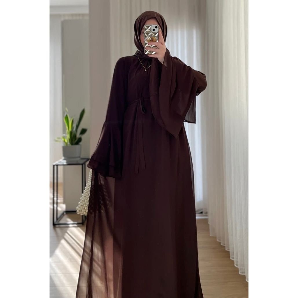SOFIYA DRESS - BROWN