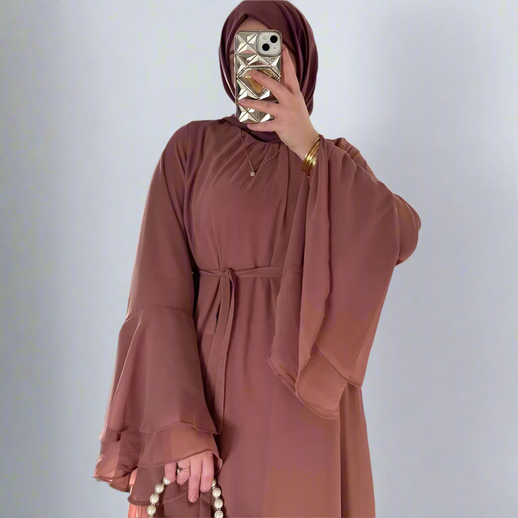 SOFIYA DRESS - DUSTY ROSE
