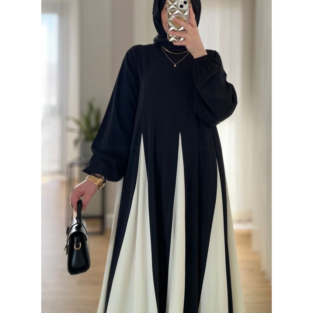 AMAL FLOW DRESS - BLACK