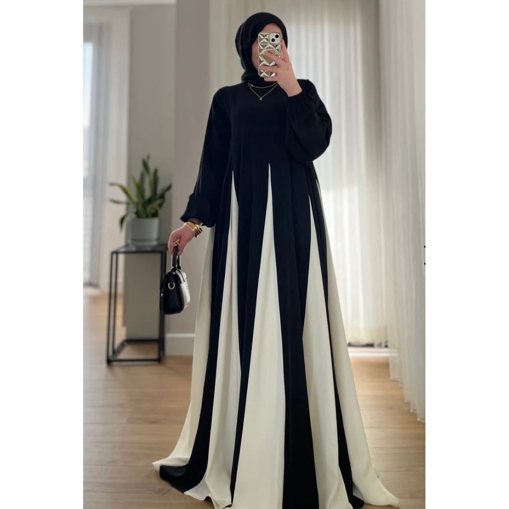 AMAL FLOW DRESS - BLACK