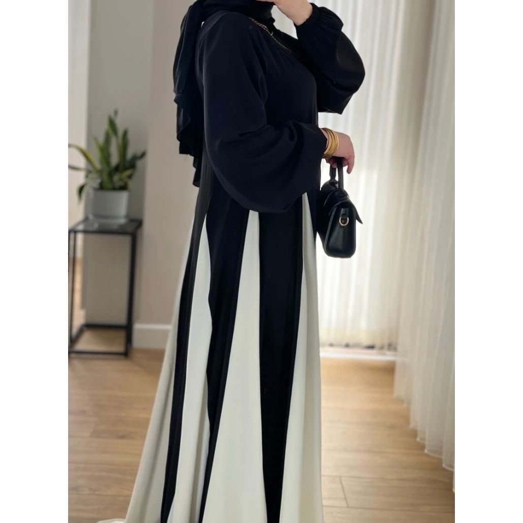AMAL FLOW DRESS - BLACK