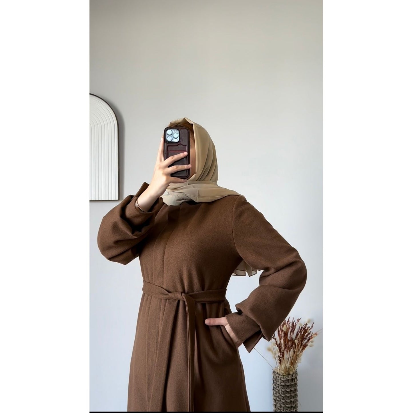 ZARA WINTER COAT ABAYA