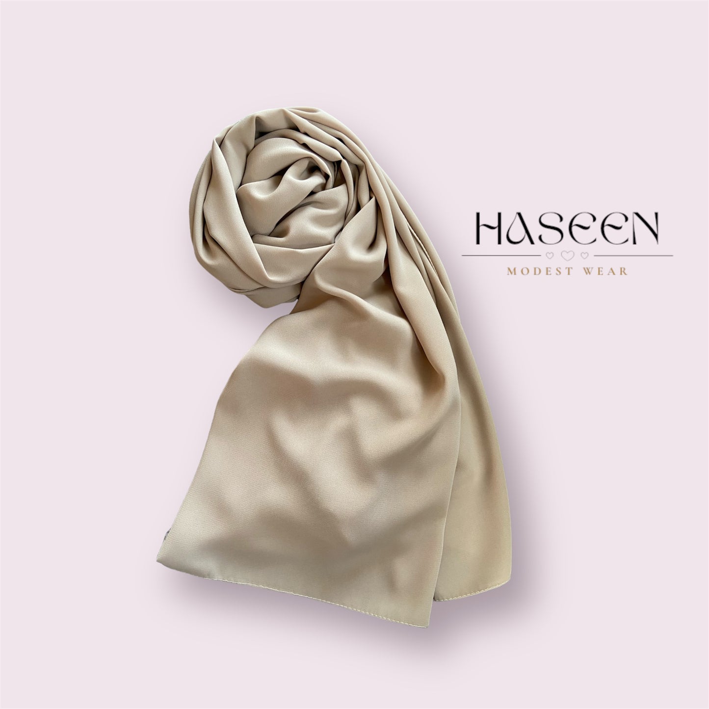 MEDINA SILK HIJAB - BEIGE