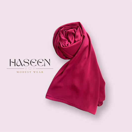 MEDINA SILK HIJAB - RED