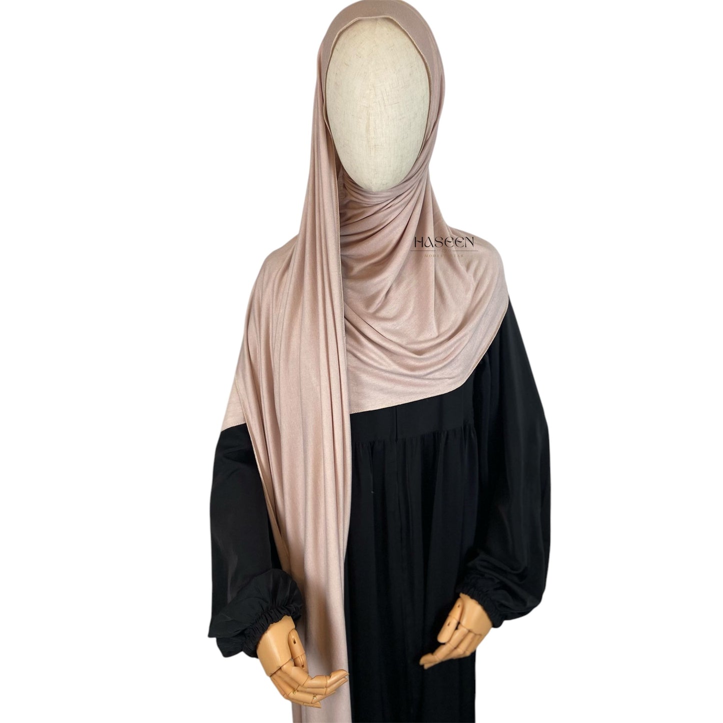 PREMIUM JERSEY HIJAB - PEACH BLUSH