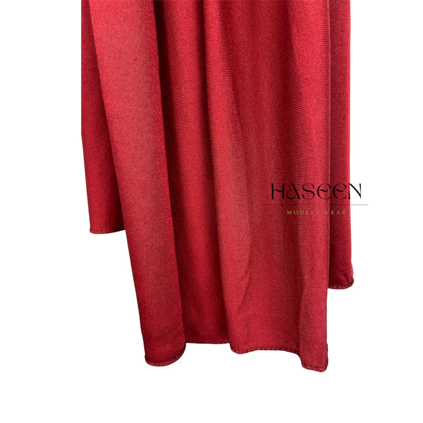 حجاب جيرسي فاخر - أحمر