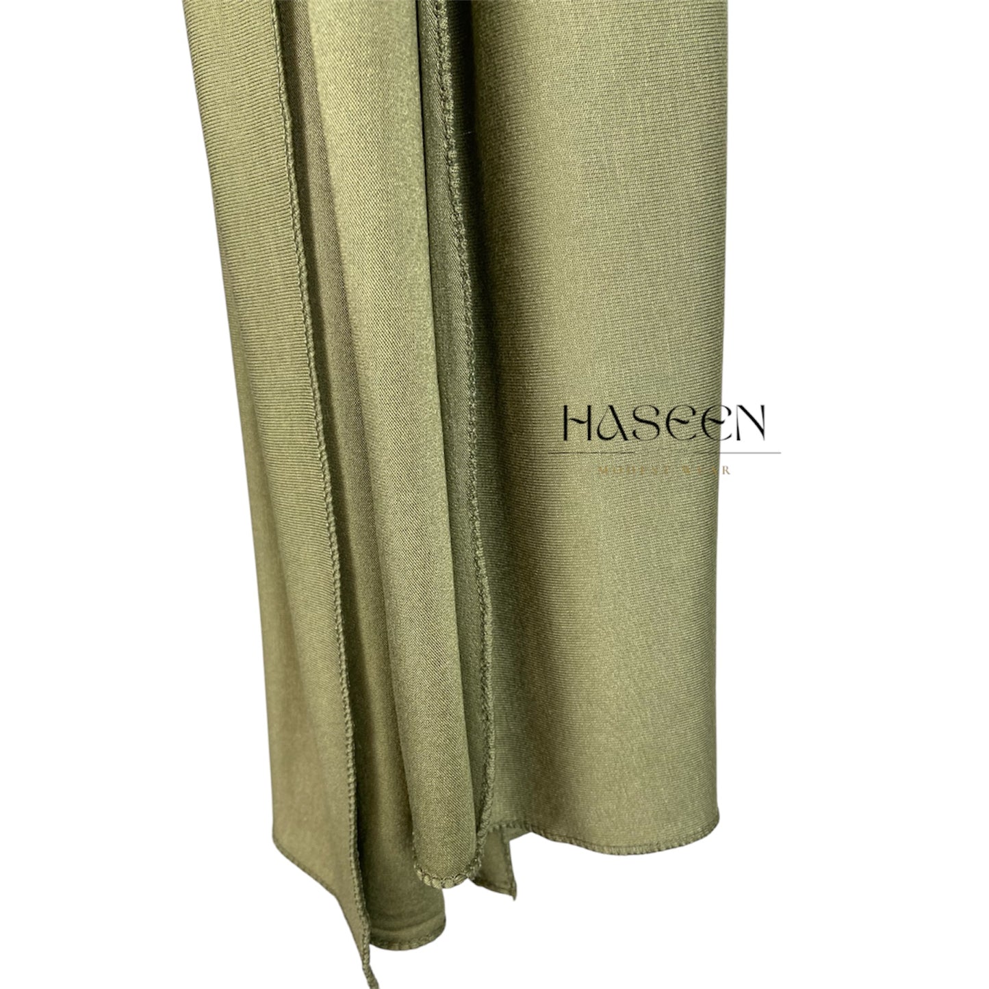 حجاب جيرسي فاخر - أخضر موس