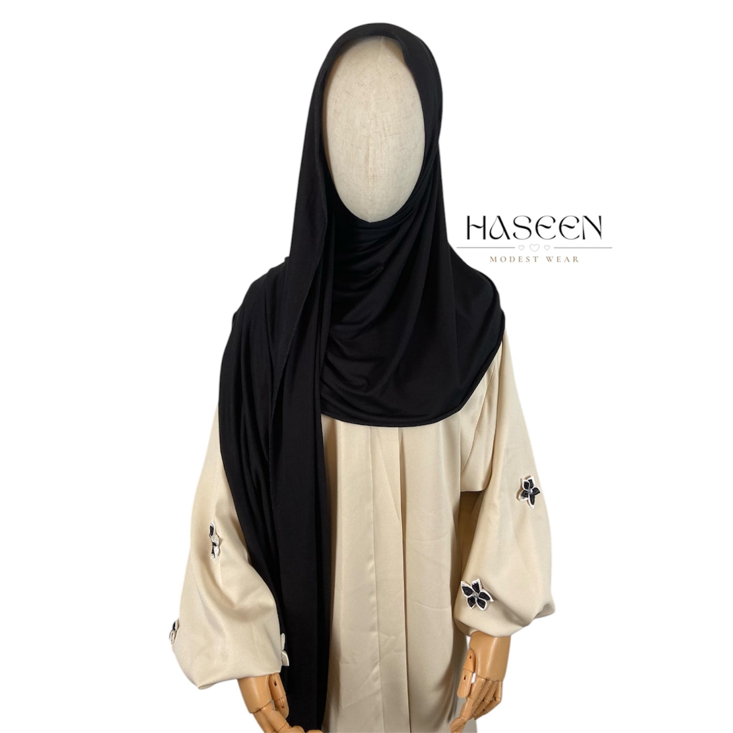 PREMIUM JERSEY HIJAB - BLACK