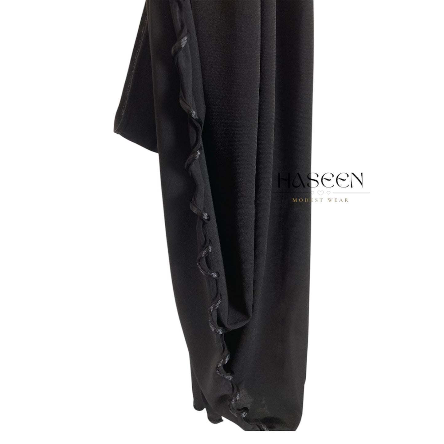 PREMIUM JERSEY LINE HIJAB - BLACK