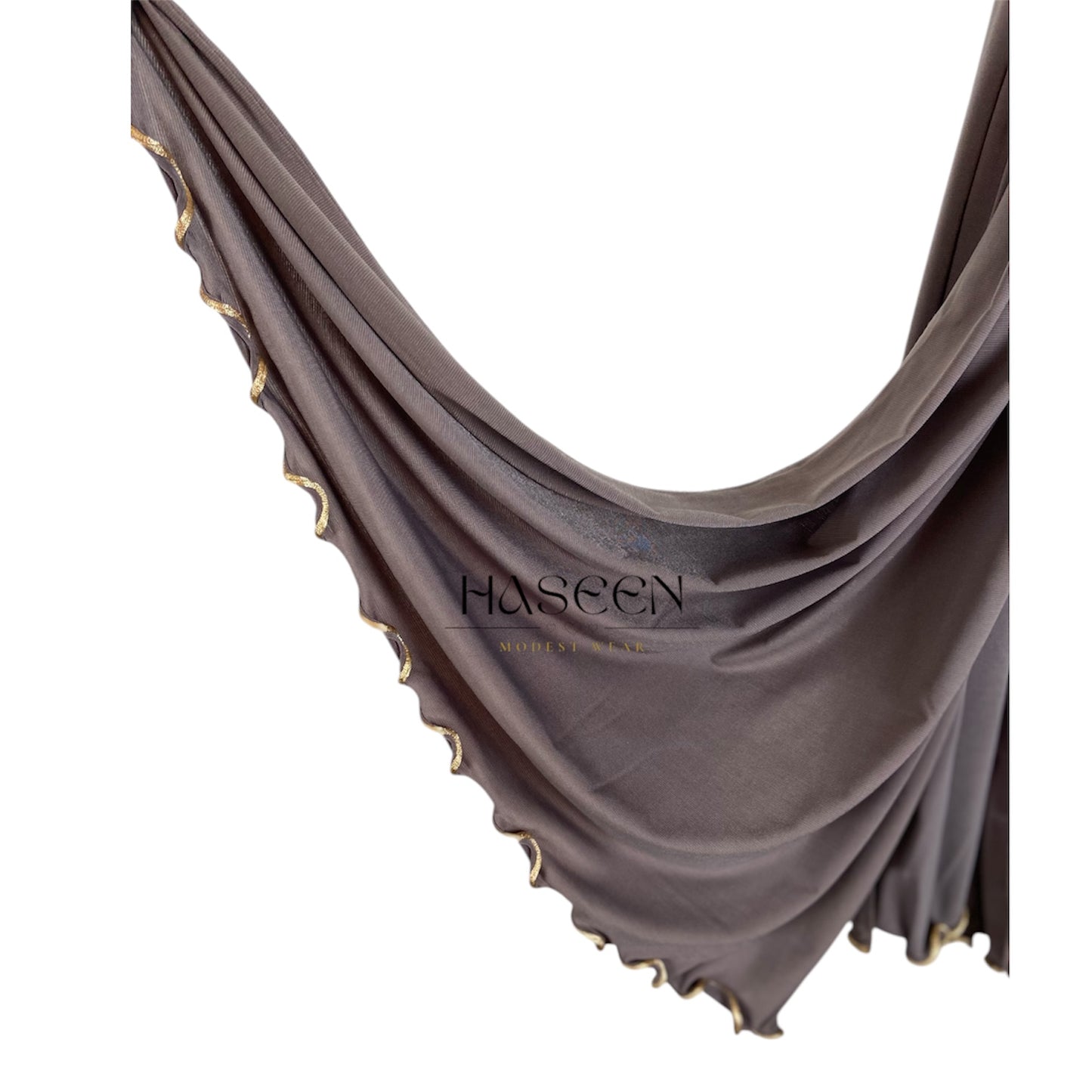 PREMIUM JERSEY LINE HIJAB - MOCCA BROWN