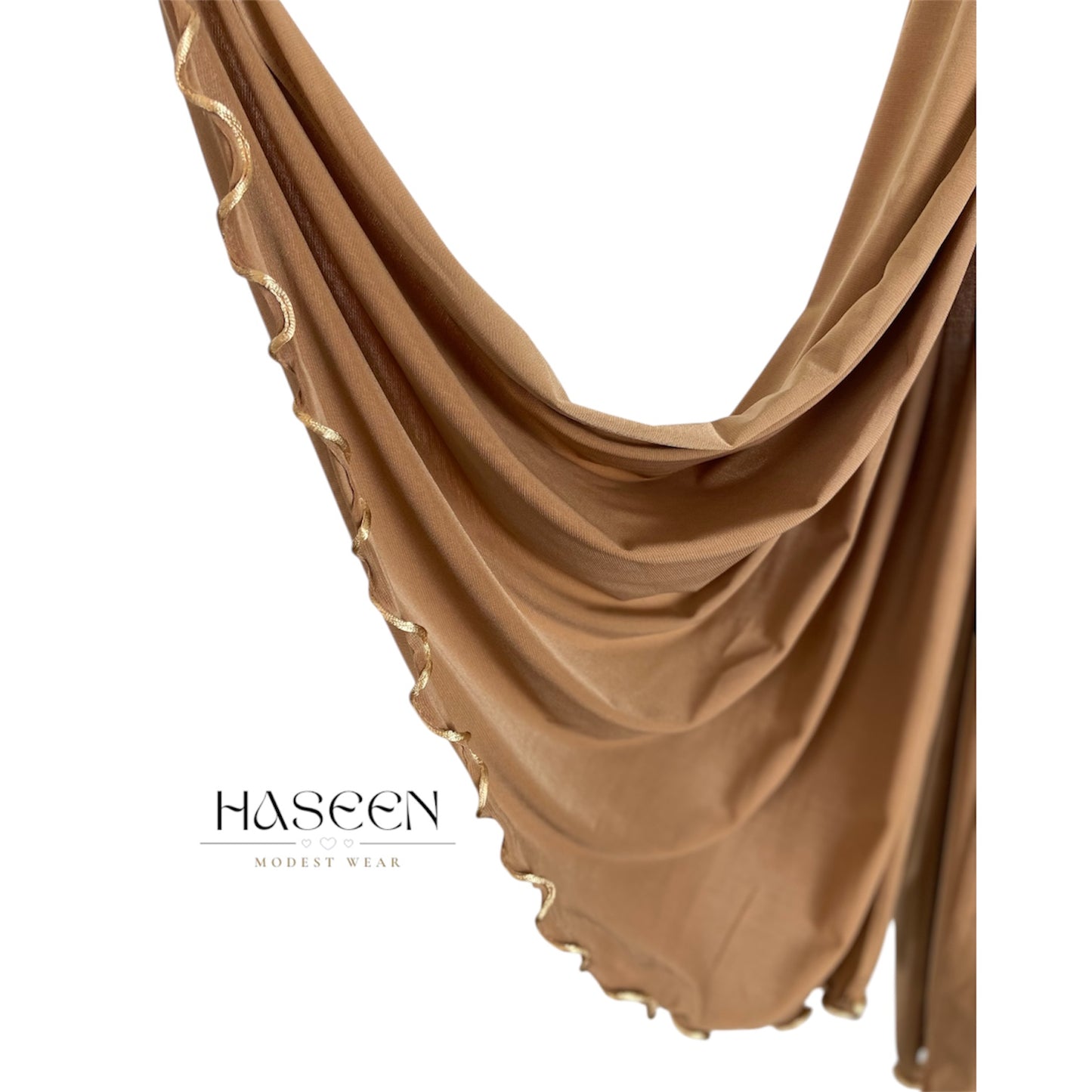 PREMIUM JERSEY LINE HIJAB - CAMEL