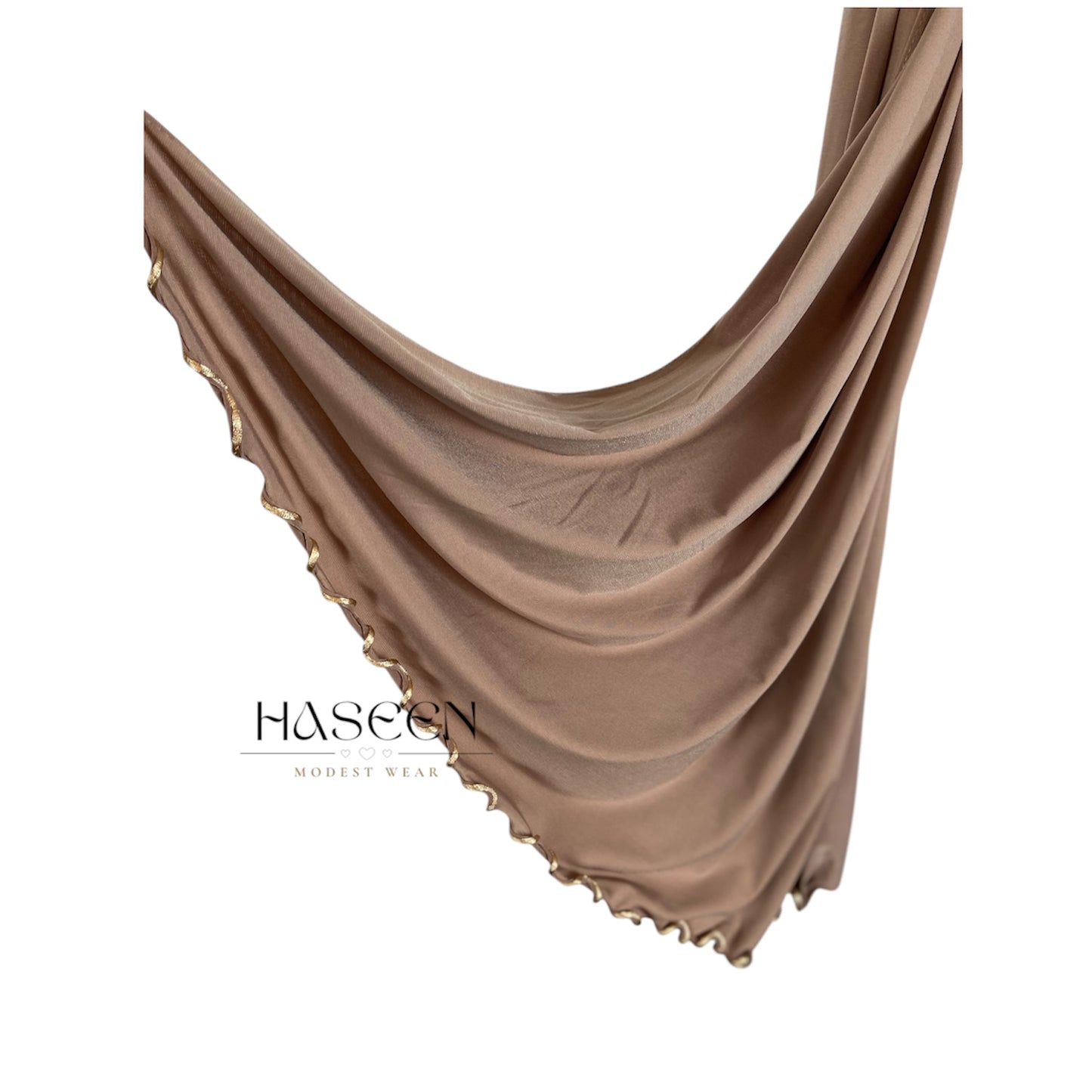 PREMIUM JERSEY LINE HIJAB - TAN