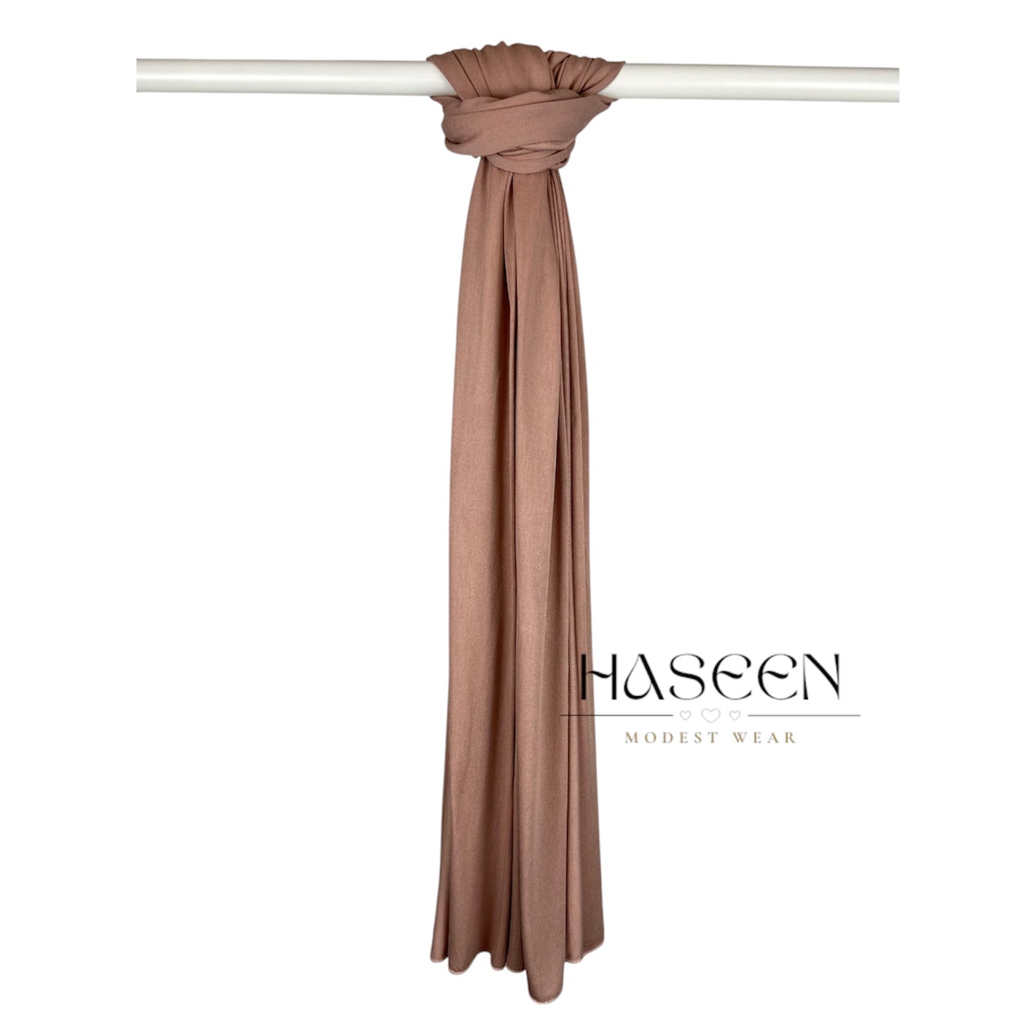 حجاب جيرسي فاخر - كوارتز وردي