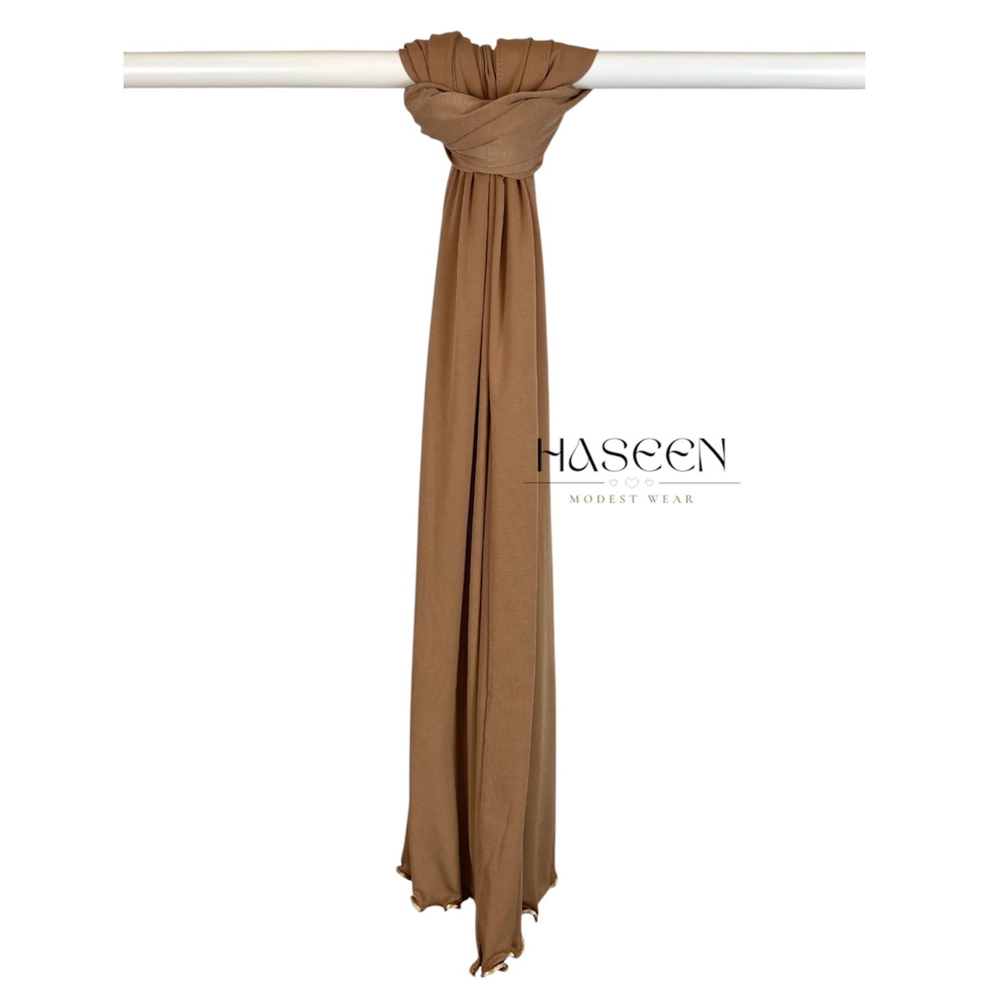 PREMIUM JERSEY LINE HIJAB - CAMEL