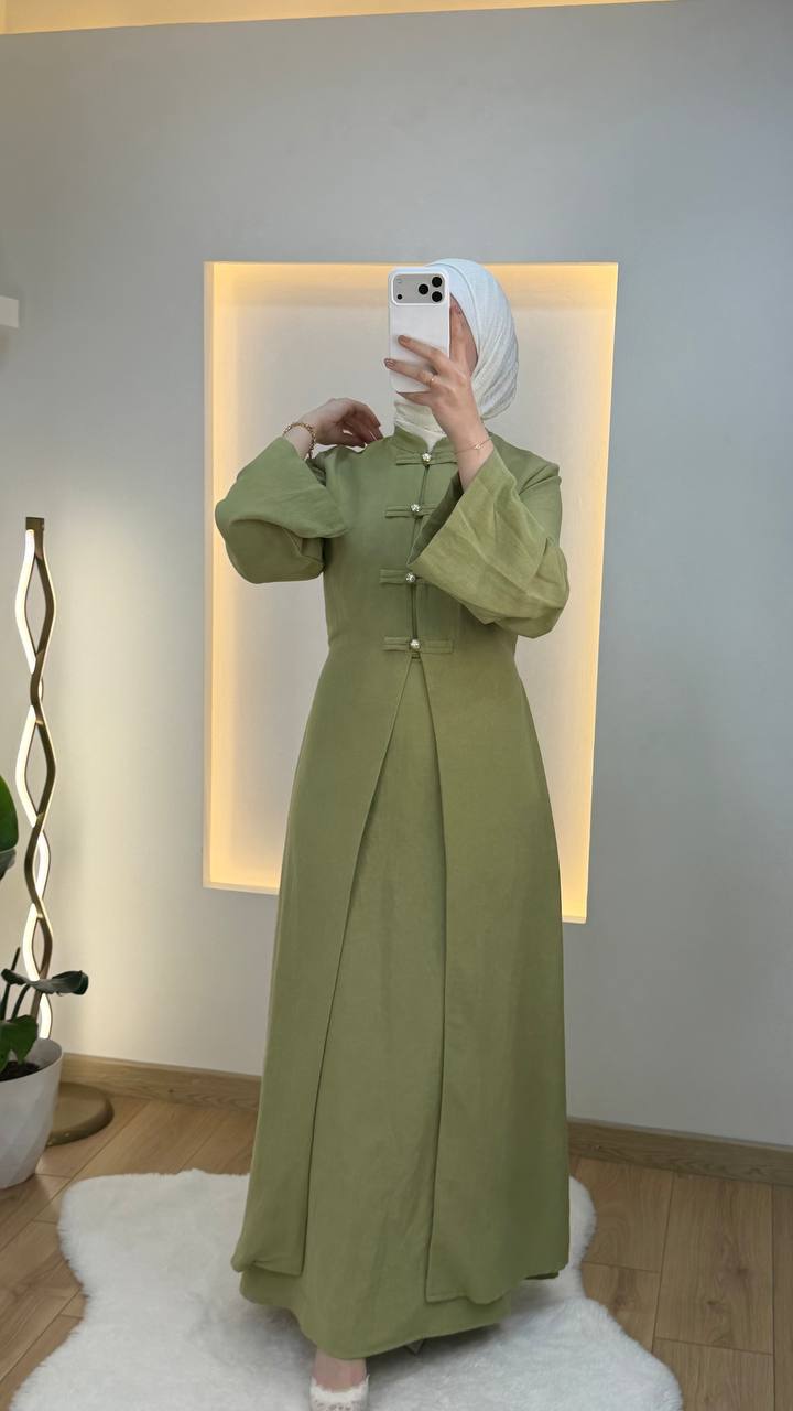 HANA TOKYO DRESS - SAGE GREEN