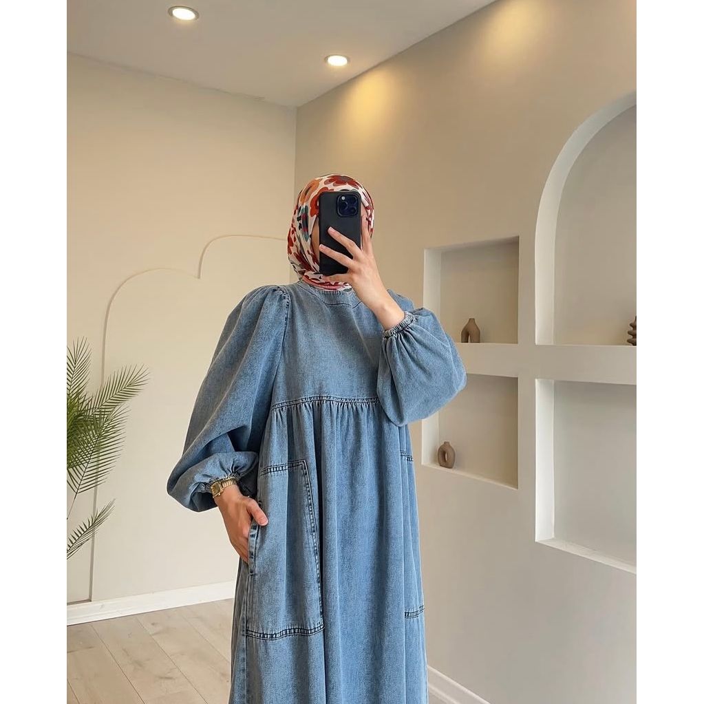 AMARA DENIM DRESS (PRE-ORDER)