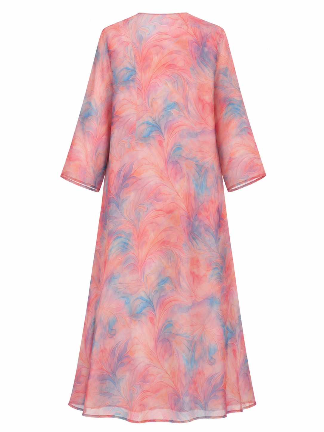 BLUSH BLOOM ABAYA SET