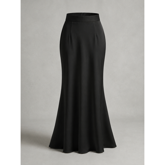 SATIN MAXI SKIRT