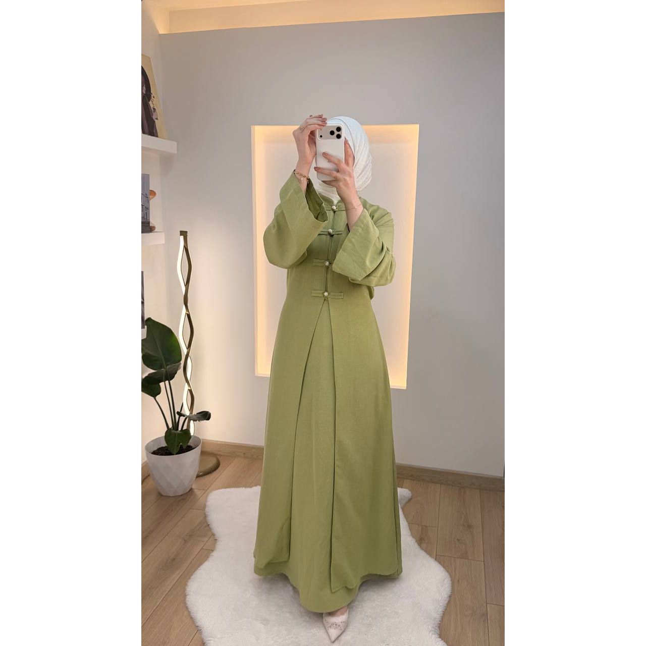 HANA TOKYO DRESS - SAGE GREEN