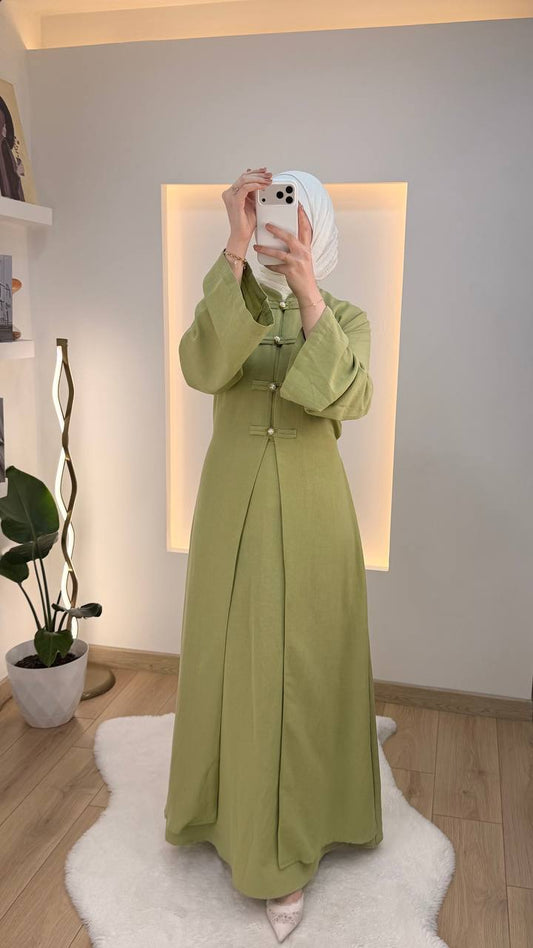 HANA TOKYO DRESS - SAGE GREEN