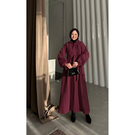 ZARA WINTER COAT ABAYA (PRE-ORDER)