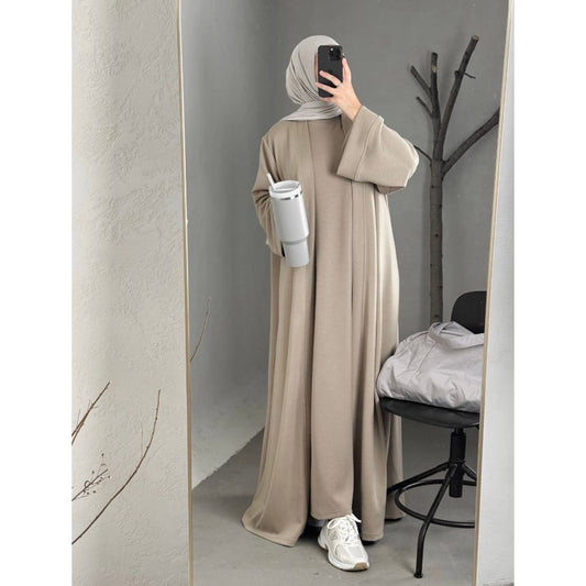 NOURA LUXE WINTER ABAYA (PRE-ORDER)