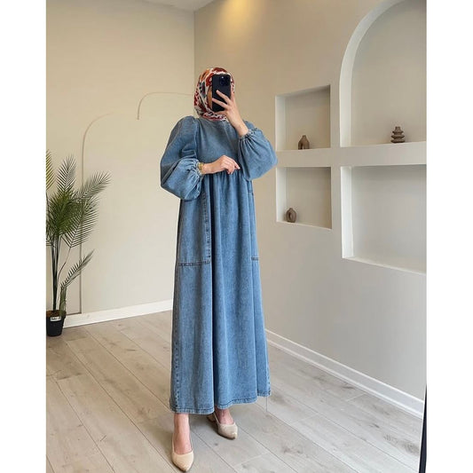 AMARA DENIM DRESS (PRE-ORDER)