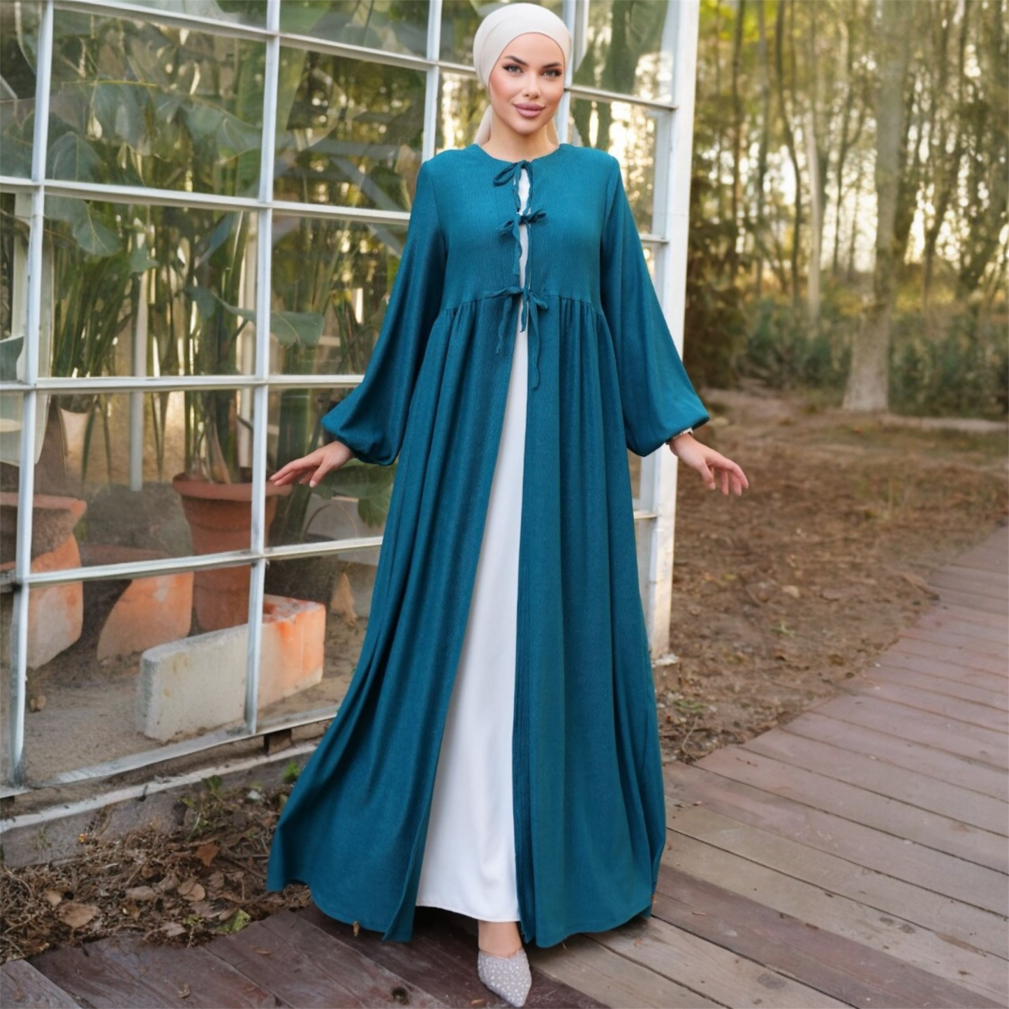 ZAYNA FRONT-TIE ABAYA