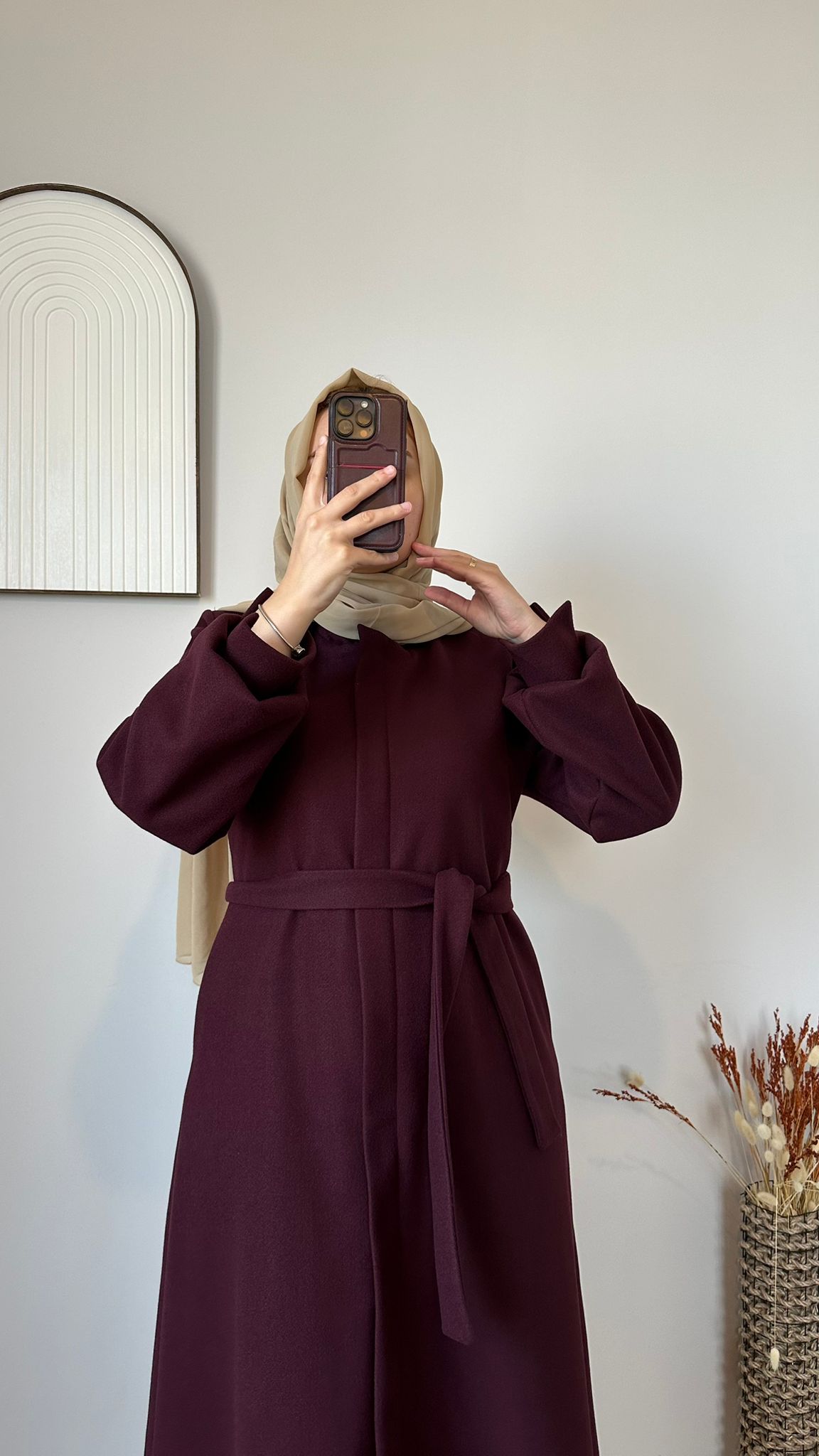 ZARA WINTER COAT ABAYA