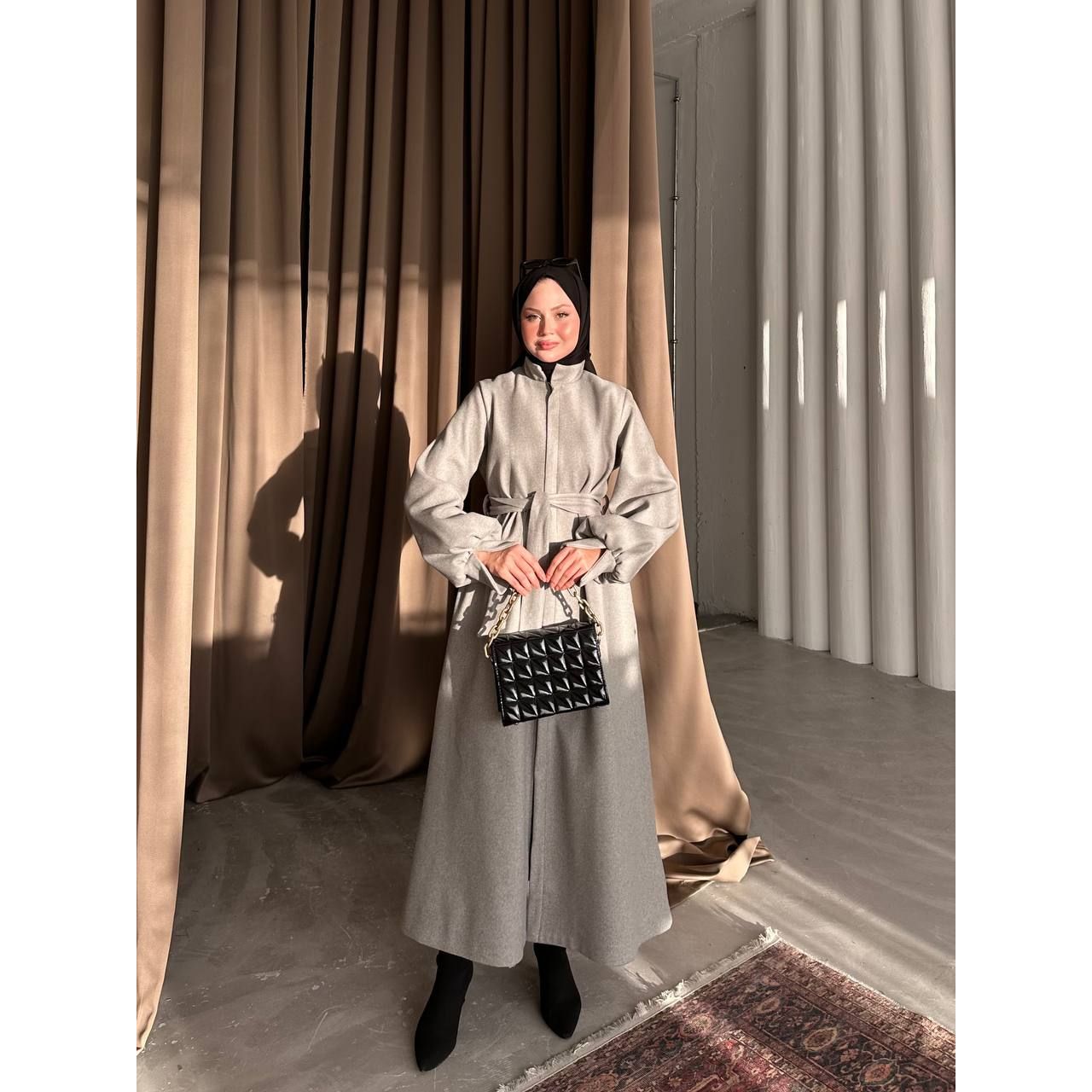 عباية معطف شتوي من زارا