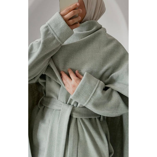 عباية إيلينا بمعطف شتوي
