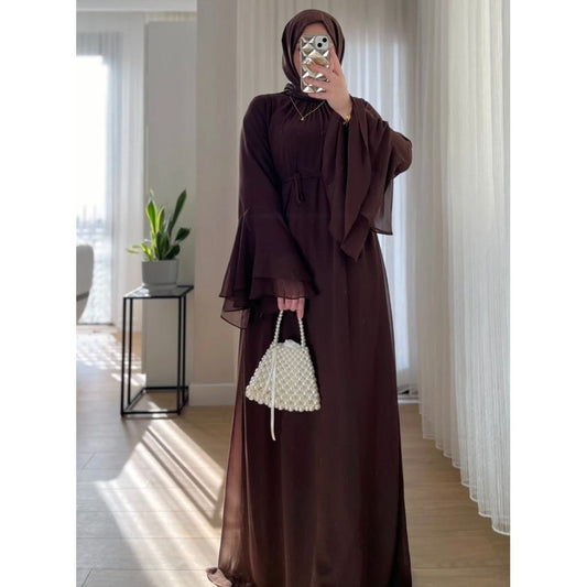 SOFIYA DRESS - BROWN