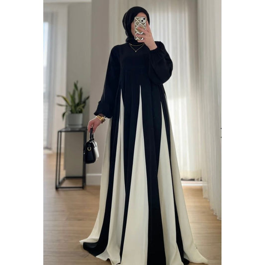 AMAL FLOW DRESS - BLACK