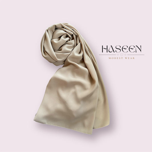MEDINA SILK HIJAB - BEIGE