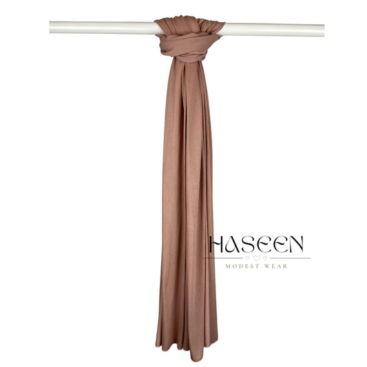 حجاب جيرسي فاخر - كوارتز وردي