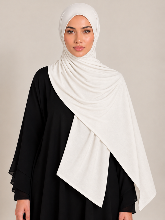 Bamboo Jersey - White